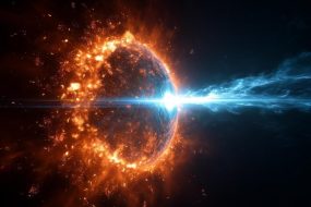 Star Collapse Black Hole Jet Art