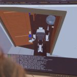 Software screenshot as virtual simulation data is driving the development of physical AI across corporate environments, led by initiatives like Ai2’s MolmoBot.
