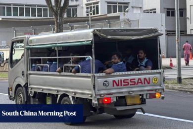 Singapore’s ban on caged lorries revives debate over migrant worker transport