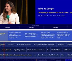 Channel Surfer example screen