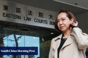 Hong Kong lawmaker Judy Chan fined HK$2,000 for driving against traffic