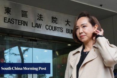 Hong Kong lawmaker Judy Chan fined HK$2,000 for driving against traffic