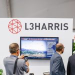 L3Harris Technologies on display during the Seoul International Aerospace & Defense Exhibition (ADEX) at Seoul Air Base on October 17, 2023 in Seongnam, South Korea.