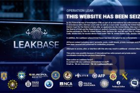 a notice on LeakBase, saying that the site has been seized by law enforcement