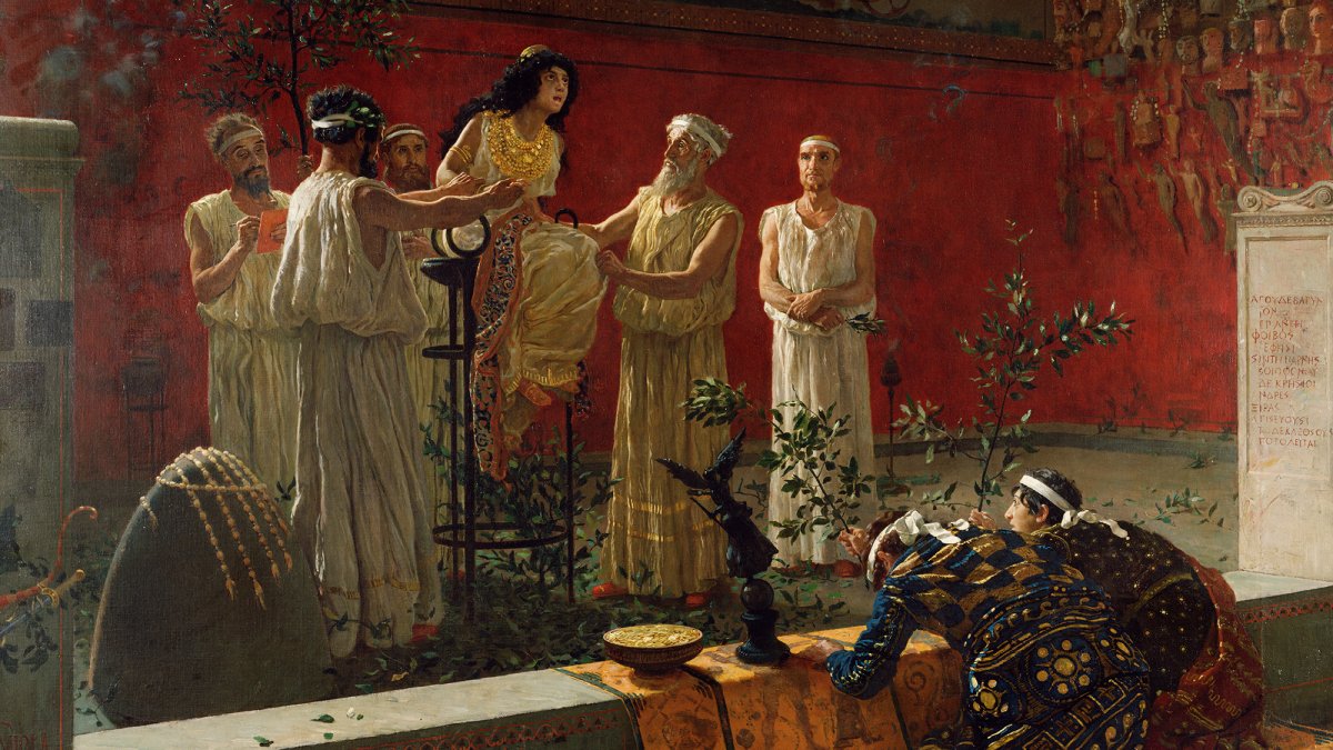 Ancient Greece's most famous oracle was just high on gas fumes